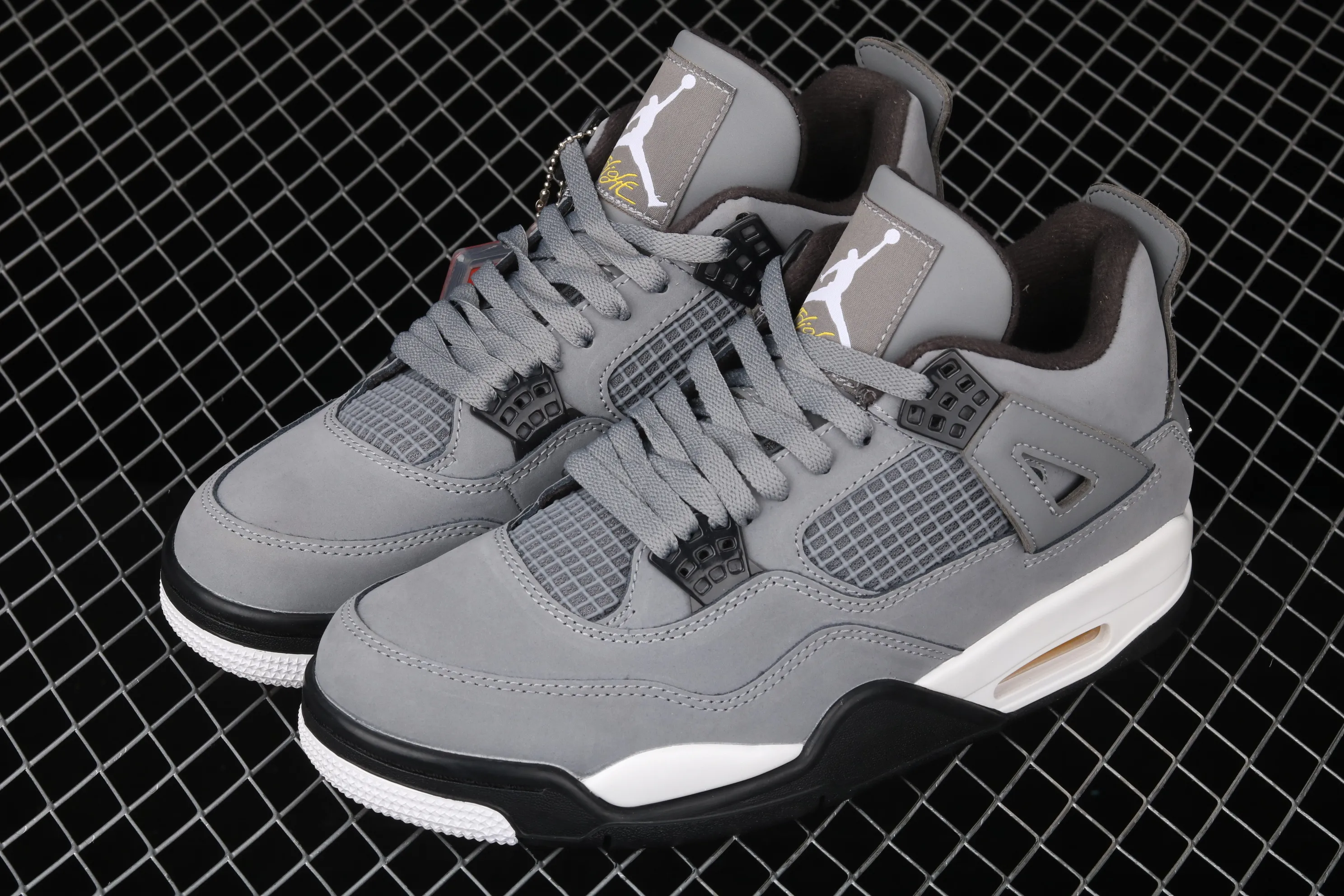 All categories Air Jordan Jordan series basketball shoes Air Jordan 4 Pure original Air Jordan 4 Retro "Cool Grey" AJ4 Joe 4 new cool gray 308497-007